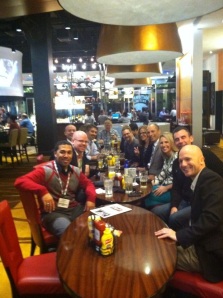 Cast of characters enjoying dinner at NASSP.